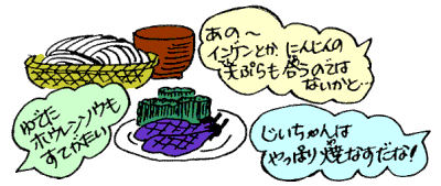 どんな糧がいいかな