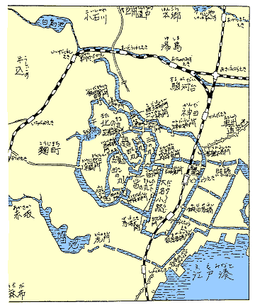 武州豊嶋郡江戸庄図