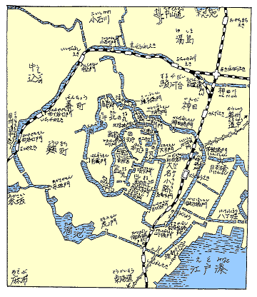 正保年間江戸図